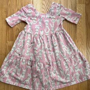 Hanna Andersson Easter dress Toddler Girls size 4T
